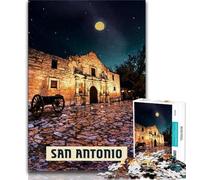 Puzzle San Antonio 1000 pièces pour Adultes et Adolescents, Jouet éducatif et intellectuel décompressant, Cadeaux du Père Noël Secret 38x26cm