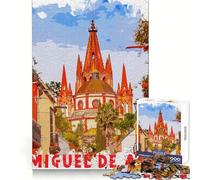 Puzzle San Miguel De Allende pour Adolescents, 1000 pièces, stimule la mémoire, Offre Un Divertissement Relaxant et de qualité supérieure (38x52cm)