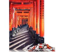 Puzzle Sanctuaire de Kyoto, Puzzle en Carton de qualité supérieure pour Adultes, Cadeaux de Noël, 1000 pièces (38 x 26 cm)