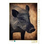 Puzzle · Sanglier | 1000 pièces · Format assemblé 64 × 48 cm · CALVENDO Puzzle