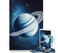 Puzzle Saturne dans l'espace pour Adolescents, 1000 pièces, Jeu d'exercice Mental, Design Relaxant, Assemblage, Surprise de Noël (50x75cm)