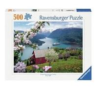 Puzzle scandinavian idyll theme paysage et nature interieur 500 pieces - Ravensburger Multicolore