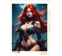 Puzzle · Scarlett Magie de feu | Rendez-vous au clair de lune · 1000 pièces · Format assemblé 64 × 48 cm · CALVENDO Puzzle