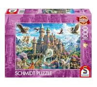 Puzzle - SCHMIDT - Château de Conte de fées - 1000 pièces - Multicolore - 69,3 x 49,3 cm