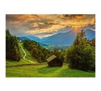 Puzzle Schmidt - Coucher de soleil sur Wamberg, 1500 pièces multicolore G