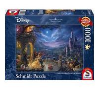 Schmidt-Spiele Puzzle Thomas Kinkade – Disney La Belle et la Bête 1000 pièces 12+
