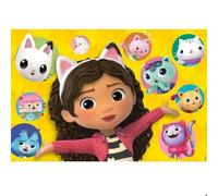 Schmidt-Spiele Puzzle 56475 – Gabbby et ses amis – 100 pièces à paillettes pour enfants