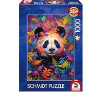 Puzzle - SCHMIDT - Panda dans la forêt Arc-en-Ciel - 1000 pièces - Multicolore - Pour adultes