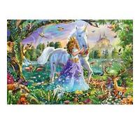 Puzzle Schmidt - Princesse avec Licorne et Château, 150 pièces multicolore G