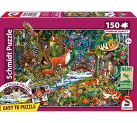 Puzzle - SCHMIDT SPIELE - Animaux des forêts d’Europe - 150 pièces - Dès 7 ans