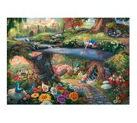 Schmidt , Thomas Kinkade: Disney Alice in Wonderland Puzzle - 1000pc , Puzzle , Ages 12+ , 1 Players