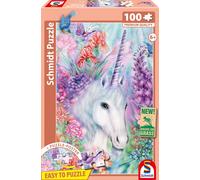 Puzzle - SCHMIDT SPIELE - Douce beauté de la licorne - 100 pièces - Dès 6 ans
