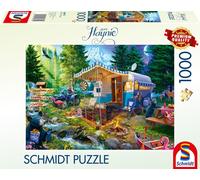 Puzzle - SCHMIDT SPIELE - La caravane dans les montagnes - 1000 pièces - Dès 12 ans