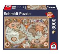 Puzzle - SCHMIDT SPIELE - Mappemonde antique - 3000 pièces - Architecture et monument - Adulte