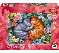 Schmidt-Spiele Puzzle 58875 Chats endormis – 1000 pièces