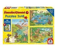 Puzzle - SCHMIDT SPIELE - Voyage dans la nature - 144 pièces - 26,3 x 17,8 cm - Enfant