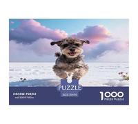 Puzzle Schnauzer Nain 1000 Pièces pour Adultes Et Enfants, Antistress, Développe La Concentration, Puzzles Lac Salé, Home Decor, Cadeau Famille 70x50cm/1000pcs