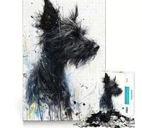Puzzle Scruffy Vigilance 1000 pièces pour Adolescents Renforce la mémoire, apaise et détend Bords de qualité (38x26cm)