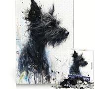 Puzzle Scruffy Vigilance 1000 pièces pour Adultes, Jouet Intelligent, Passe-Temps à la Maison, Bords Lisses, Objet de Collection (38x52cm)