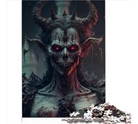 Puzzle Seigneur des Ténèbres pour Adultes Puzzle de 1000 pièces pour Adultes Puzzle en Bois pour Adultes comme Cadeaux pour Toute la Famille et Les （50x75cm）