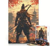 Puzzle Sekiro Guerrier Samouraï 1000 pièces pour Adultes Puzzle Relaxant et Artistique à Assembler Cadeau Unique (38x52cm)