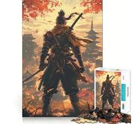 Puzzle Sekiro Guerrier Samouraï 1000 pièces pour Adultes Puzzle Relaxant et Artistique à Assembler Cadeau Unique (38x52cm)