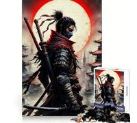 Puzzle Sekiro Moon 1000 pièces pour Adolescents Améliore la mémoire, se détend, Bords précis, Cadeau créatif (38x26cm)