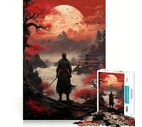 Puzzle Sekiro Samurai 1000 pièces pour Adolescents, Jeu de logique mentale, évasion apaisante, Objet de Collection aux Bords Fins (50x75cm)