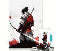 Puzzle Sekiro Samurai 1000 pièces pour Adolescents Jeu de logique Solide, Divertissement paisible, découpe de précision, Cadeau Exceptionnel (50x75cm)