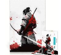 Puzzle Sekiro Samurai 1000 pièces pour Adultes, Jeu cognitif Amusant à Assembler Ensemble, pièce de Collection Artistique (38x26cm)