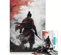 Puzzle Sekiro Samurai 1000 pièces pour Adultes Renforce la mémoire Loisirs Amusant Qualité supérieure Cadeau élégant (38x26cm)