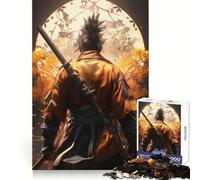 Puzzle Sekiro Wolf Samurai pour Adolescents, 1000 pièces, Wise Think Toy, Gentle Leisure, Tight Cut, Liste de souhaits du Père Noël (38x26cm)