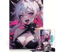 Puzzle Selene, la Vampire Folle, 1000 pièces, pour Adolescents, Jeu de logique Solide, activité à la Maison, Bords Transparents, Cadeau précieux 38x26cm
