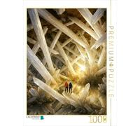 CALVENDO Puzzle Sélénia - Grotte géante avec Cristaux - 1000 pièces - Taille de la Pose : 48 x 64 cm - Puzzle Photo pour des Heures heureuses