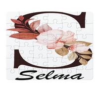 Puzzle Selma | 30 Pièces 24 × 19 cm Carton Brillant 2 mm | Message à Reconstituer Annonce Surprise | Cadeau Anniversaire Noël