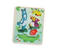Puzzle sensoriel Moulin Roty Dans la jungle