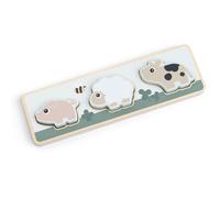 Done By Deer - Puzzle sensoriel Tiny farm Multicolore