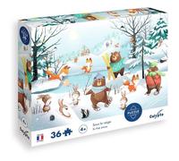 Sentosphère – Puzzle 36 pièces Sous la Neige (Calypto) – Illustration Marina Popmarleo – Dès 4 ans