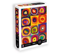 Puzzle - SENTOSPHERE - Calypto - 1000 pièces - Carrés et Cercles Concentriques - Vassily Kandisnky - Toucher Soyeux - Dès 9 ans