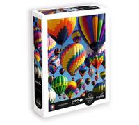Puzzle - SENTOSPHERE - Calypto - 1000 pièces - Montgolfières - Toucher soyeux - Dès 9 ans