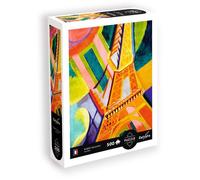 Puzzle - SENTOSPHERE - Calypto - 500 pièces - Tour Eiffel - Robest Delauney - Toucher soyeux - Dès 8 ans
