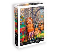 Puzzle - SENTOSPHERE - Calypto - 500 pièces XL - Médine de Fès - Maros - Toucher soyeux - Dès 8 ans