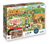Puzzle SentoSphère Ferme et Ville de 2 à 24 pièces E