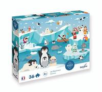Calypto by Sentosphère – Puzzle Les Esquimaux – 36 pièces – Multicouleurs