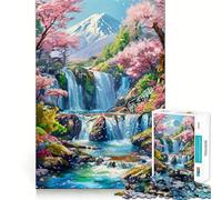 Puzzle Sérénité% Tranquillité pour Adolescents 1000 pièces Wise Think Toy Gentle Leisure Tight Cut Liste de souhaits du Père Noël (50x75cm)