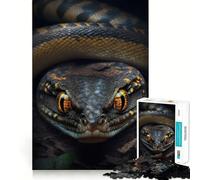 Puzzle Serpent Difficile pour Adultes 1000 Pièces Améliore la Mémoire Détend l'esprit Bords Tranchants Cadeau Élégant (38x52cm)