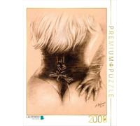 Puzzle · Sexy Girl in Dessous | Dessins au pastel érotiques et peints à la main, très séduisants · 2000 pièces · Format assemblé 90 × 67 cm · CALVENDO Puzzle