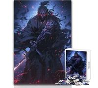 Puzzle Shadow Warrior pour Adultes, 1000 pièces, Jeu de réflexion Stimulant, Cadeau Original pour Les fêtes, Format 50x75cm