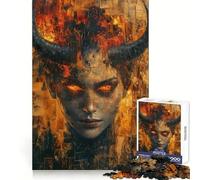 Puzzle She Devil 1000 pièces pour Adolescents, Jeu de réflexion, Jouet Anti-Stress, découpe soignée, Cadeau Artistique 38x26cm