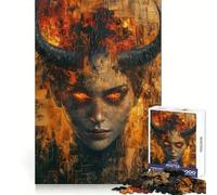 Puzzle She Devil 1000 pièces pour Adolescents, Jouet Intelligent, Passe-Temps à la Maison, découpe précise, Cadeau attentionné 38x52cm